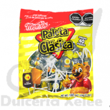 Montes Paleta Clásica 40 Pz $2.00