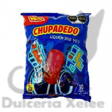 Chupadedo Rojo 30 Pz $4.00