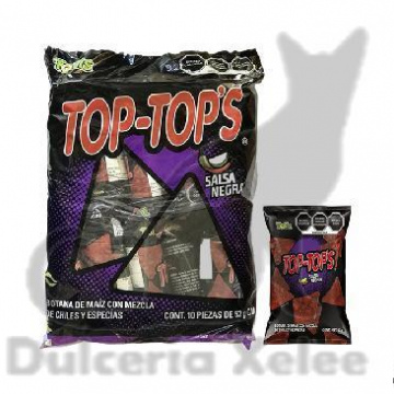 Top-Tops Salsa Negra 10 Pz $12.00