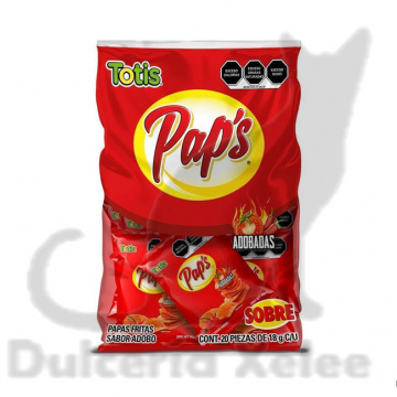 Totis Pap´s Adobadas 20 Pz $8.00