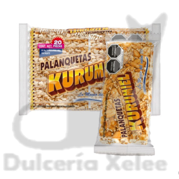 Kurumiel Palanqueta Grande Combinada 20 Pz $6.00