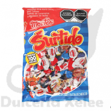 Montes Surtido 100 Pz 2 X $2.50