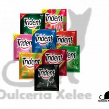 Trident 4p Surtido 40 Pz $3.50