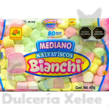 Bianchi Mediano Colores 80 Pz $1.00