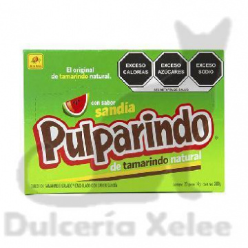 Pulparindo Sandia 20pz $4.00