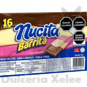 Nucita Barrita 16 Pz $5.00