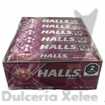 Halls Cereza 12 Pz $11.00