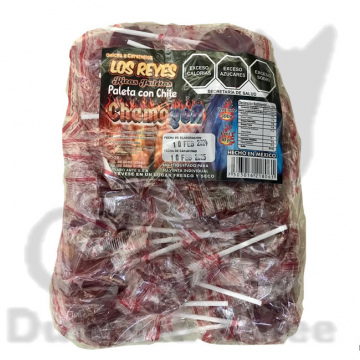 Los Reyes Paleta Chamoy 30 Pz $2.50