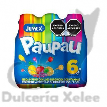 Pau Pau Surtido 250 Ml 6 Pz $8.00