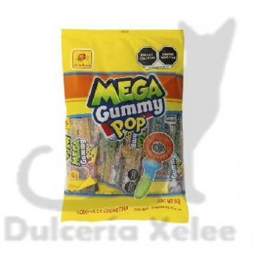 Mega Gummy Pop 12 Pz $10.00