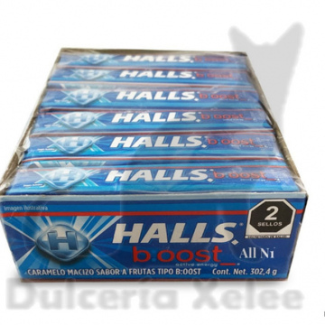 Halls Boost 12 Pz $11.00