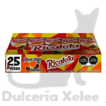 Ricaleta Tamarindo 25 Pz $6.00