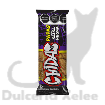 Chidas Papas Salsa Negra 85 Gr. $20.00