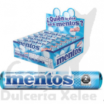 Mentos Tubo Menta 12 Pz $13.00