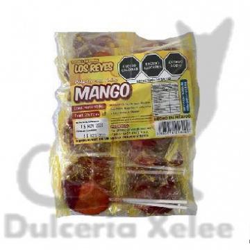 Los Reyes Paleta Mango 25 Pz $3.00