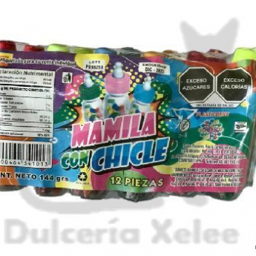 Mamila Con Chicle 12 Pz $3.50