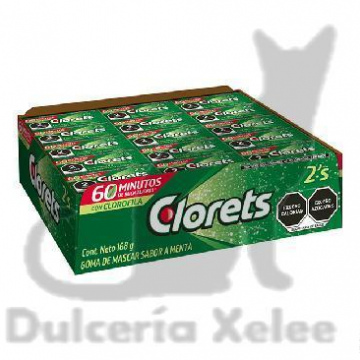 Clorets 2P Verde 60 Pz $1.50