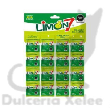 Limon 7 Solapa 80 Pz $1.00
