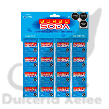 Burbusoda Solapa 80 Pz $1.00