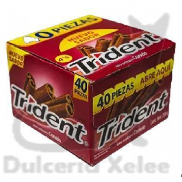 Trident 4p Canela 40 Pz $4.00