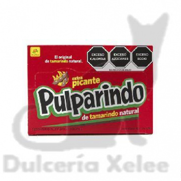 Pulparindo Rojo 20 Pz $4.00