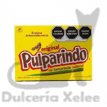 Pulparindo Amarillo 20 Pz $4.00