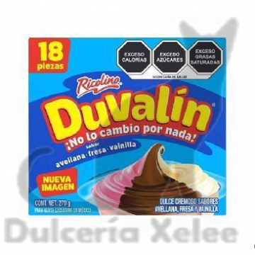 Duvalín Trisabor 18 Pz $3.00