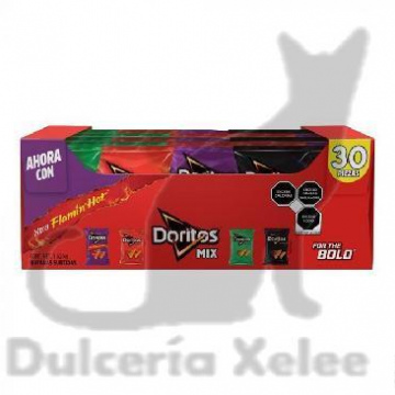 S. Doritos Surtido 30 Pz $19.00