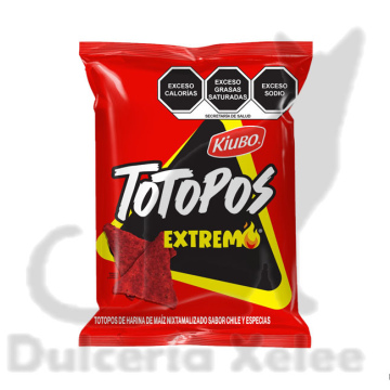 Kiubo Totopos Extremo 40 Gr $10.00