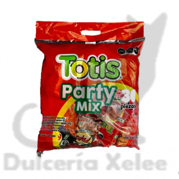 Totis Mega Party Mix 30 Pz $5.00