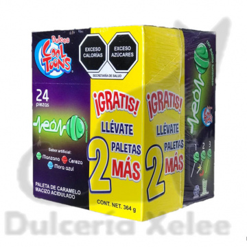 Paleta Neón 24 Pz $6.00